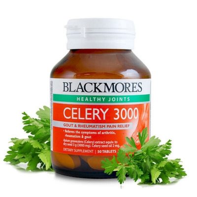 Viên uống 50 viên Blackmores Celery 3000 phòng và điều trị Gút của Úc