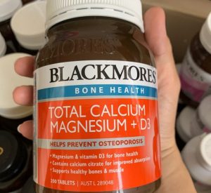 iên bổ sung canxi Blackmores Total Calcium & Magnesium + D3, Úc 200 viên