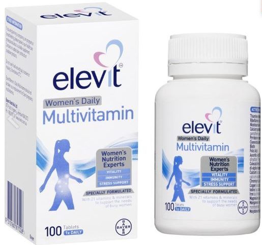 Vitamin tổng hợp cho nữ Elevit Women's Daily Multivitamin 100 viên