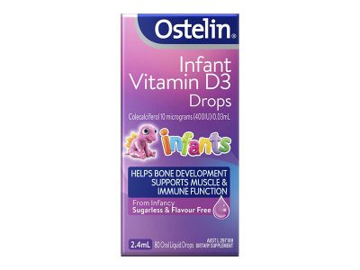 Ostelin Infant Vitamin D3 Drops cho trẻ sơ sinh 2.4ml