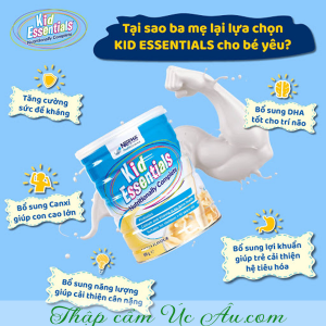 Sữa Kid Essentials Úc chính hãng Nestlé 800G từ 1-10 tuổi.