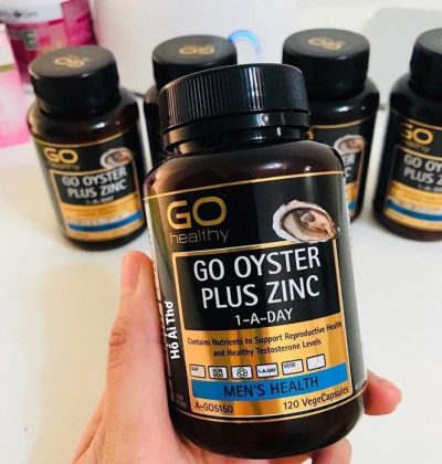 60 Viên tăng cường sinh lý nam với viên uống tinh Chất Hàu Go Healthy Go Oyster Plus Zin C