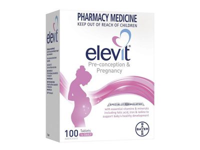 Vitamin tổng hợp cho bầu Elevit Pregnancy Multivitamin 100 viên
