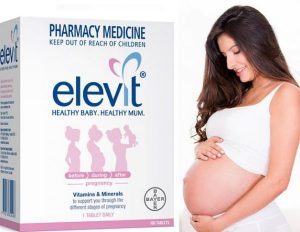 100 viên uống Vitamin tổng hợp cho bầu Elevit Pregnancy Multivitamin