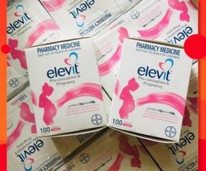 Viên tổng hợp Vitamincho bầu Elevit Pregnancy Multivitamin 100 viên