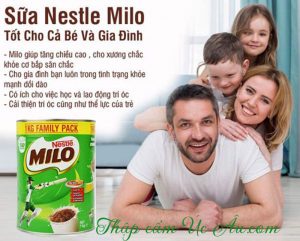 Dinh dưỡng cho cả gia đình với Sữa Milo Chocolate Malt Úc 1kg ngọt dịu thơm ngon dinh dưỡng.