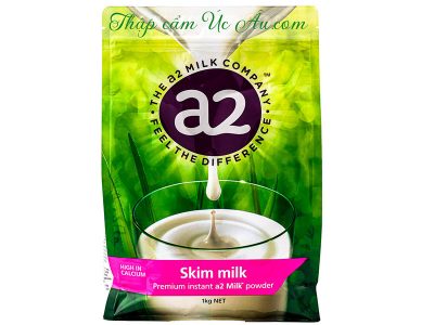 Sữa A2 tách kem Skim Milk 1kg hàng chuẩn Úc