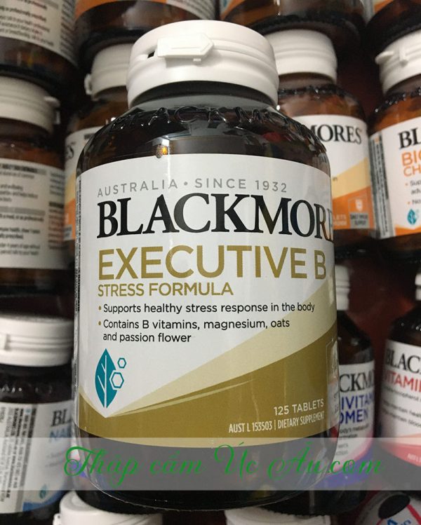 Viên uống giải tỏa căng thẳng Executive B Stress Formula Blackmores hàng chính hãng Úc.