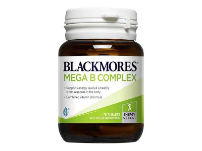 Viên uống bổ sung vitamin nhóm B Blackmores Mega B Complex 75 viên.