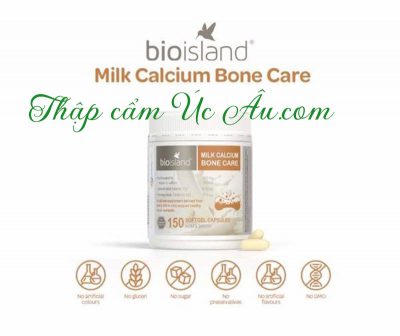 viên sữa canxi Bio Island Milk Calcium Bone Care hàng chính hãng.