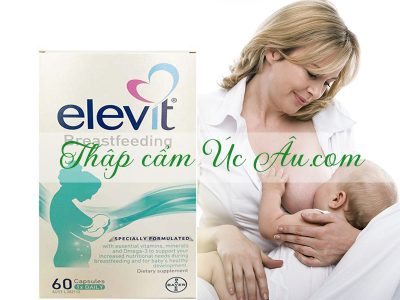Elevit cho con bú sau sinh Elevit Breastfeeding của Úc giá tốt.