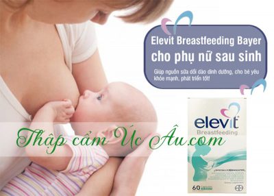 Bổ sung viên uống Elevit sau sinh Elevit Breastfeeding 60 viên.