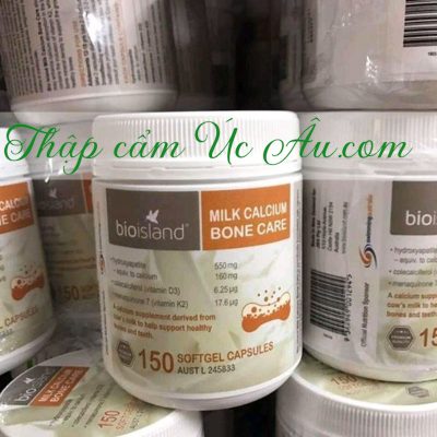 Viên uống Bio Island Milk Calcium Bone Care hàng chính hãng.