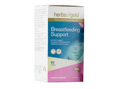 Viên uống lợi sữa Breastfeeding Support của Herbs Of Gold 60 viên.