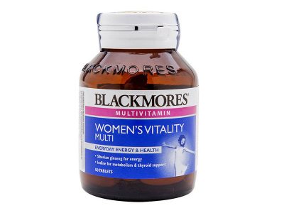Viên uống bổ sung vitamin tổng hợp cho nữ Úc-Blackmores Women's Vitality Multi.