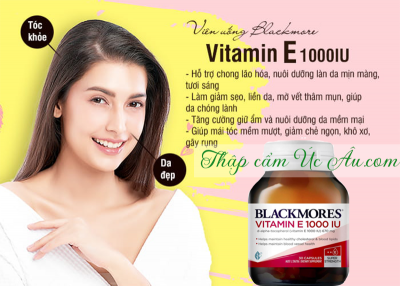 Công dụng của viên uống Blackmores vitamin E 1000IU của Úc giá tốt.