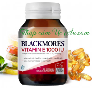 Viên uống Blackmores vitamin E 1000IU của Úc giá tốt.