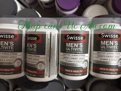 Vitamin tổng hợp cho nam giới Swisse Men’s Ultivite Multivitamin 120 viên.