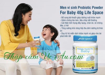 Men vi sinh Life space Probiotic Powder For Baby.