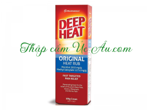 Deep Heat kem giảm đau xương khớp.