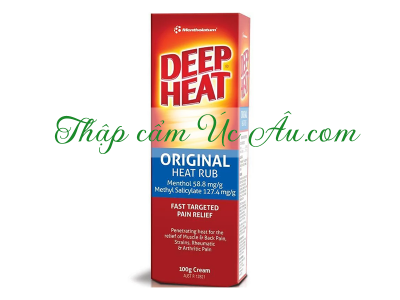 Deep Heat kem giảm đau xương khớp.