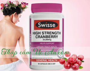 Swisse High Strength Cranberry 25000mg giá tốt.