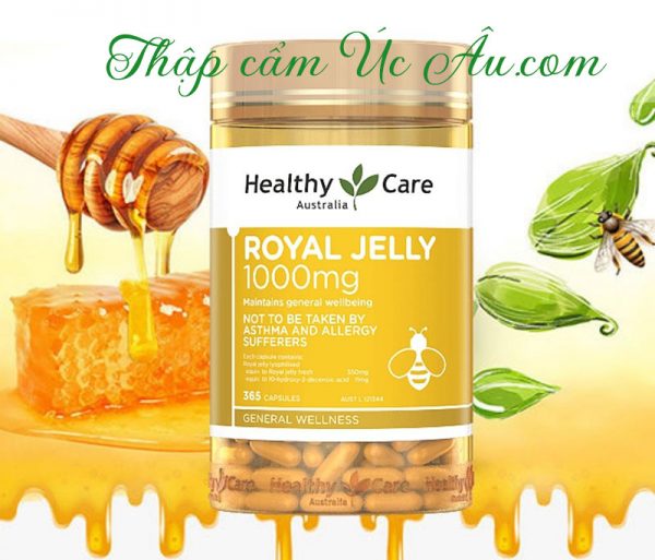 Sữa ong chúa Royal Jelly Healthy Care hàng Úc.