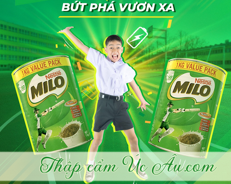 Sữa Milo tăng chiều cao của trẻ.