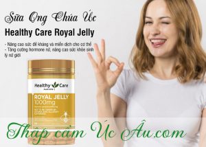 Sữa ong chúa Royal Jelly Healthy Care nội địa Úc.