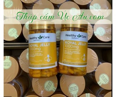 Sữa ong chúa Royal Jelly Healthy Care hàng Úc giá tốt.