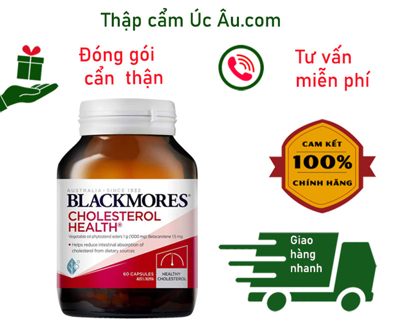 Viên mỡ máu Blackmores Cholesterol Health.