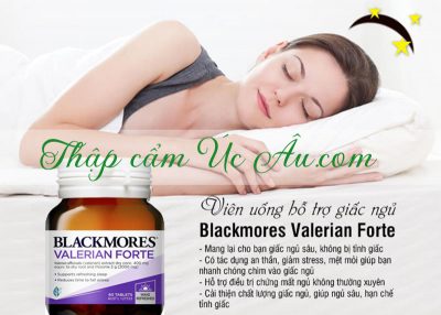 Viên uống hỗ trợ giấc ngủ Blackmores Valerian Forte 2000mg.